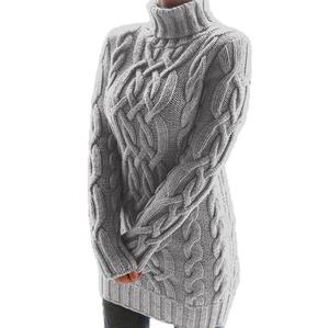 Nuovo Abito Autunno Inverno in Cotone Naturale Traspirante, Vestibilità Ampia, Maniche Lunghe, Spesso, per Donna - Product Image 5