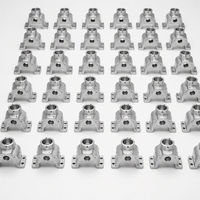 Pièces en alliage d'aluminium usinées CNC de haute précision 5 axes, service de tournage et de fraisage, composants prototypes personnalisés OEM ODM