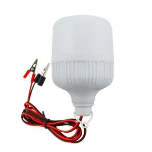 Sıcak satış 12v 9w beyaz Led ampul ışık tel tutucu T şekil plastik Dc12v Led ampul