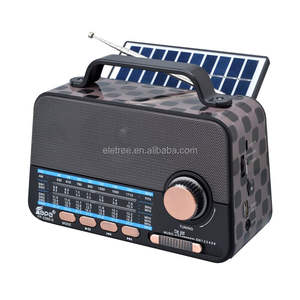 Eletree-Linterna con panel solar portátil, altavoz inalámbrico USB, reproductor <span class=keywords><strong>de</strong></span> música Tf, Fm Am Sw 1-5, radio <span class=keywords><strong>de</strong></span> 7 <span class=keywords><strong>bandas</strong></span> - Product Image 5