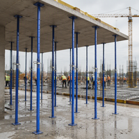 Étaiement télescopique réglable en acier thermolaqué pour dalles de béton dans les projets de construction