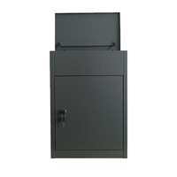 Boîte à colis autoportante en acier galvanisé WELDON OEM avec serrure antivol, accès frontal supérieur, boîte de livraison de colis