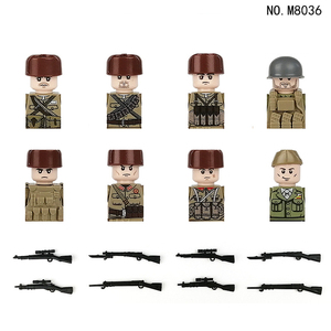 Chenghai Nhựa Đồ Chơi WW2 Quân Đội Quân Đội Mini Con Số Xây Dựng Khối Người Lính Hành Động Hình - Product Image 3