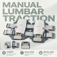 Appareil de traction vertébrale mécanique Boan, dispositif de décompression lombaire réglable pour la physiothérapie, construction en acier