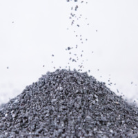 Carbure de silicium SiC 94% Noir Grain sphérique 0,8-4mm Auxiliaire réfractaire pour l'usine de fonderie automobile
