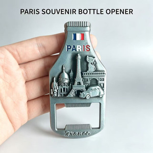 The New Hot Fashion Fridge Magnet Bottle Opener Wholesale 3D <b>Retro</b> Gift <b>Decoration</b> paris Souvenir Fridge Magnets - Product Image 4