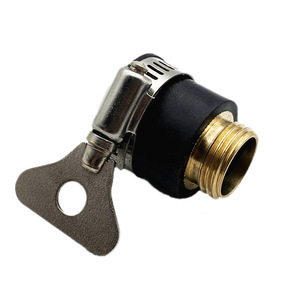 Connecteur multi-usages à filetage extérieur de 4 pouces en cuivre massif pour robinet avec finition chromée, design industriel, installation facile - Product Image 5