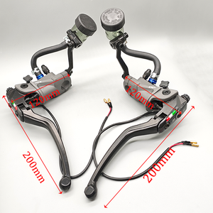 Pompe de <span class=keywords><strong>frein</strong></span> radiale double haute performance pour moto, levier de <span class=keywords><strong>frein</strong></span> modifié, maître-<span class=keywords><strong>cylindre</strong></span> radial, <span class=keywords><strong>frein</strong></span> à <span class=keywords><strong>main</strong></span> de stunt - Product Image 2