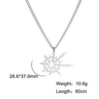 Collier en acier inoxydable avec pendentif étoile du Chaos Myshape, symbole magique, marque du Chaos, talisman pour homme, bijoux punk