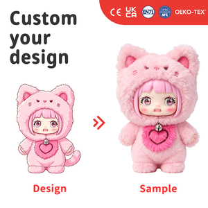 Juguete de Peluche con Expresión de Enojo en Caja Sorpresa, Fabricación Personalizada OEM ODM, Bajo MOQ, Tela Suave, Producción Rápida, Personaje con Cara <span class=keywords><strong>Triste</strong></span> - Product Image 1