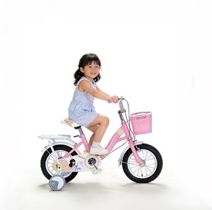 Vélo pour filles princesses avec roues d'apprentissage, vélo pour enfants de 12/14/16/20 pouces avec panier, vélo pour tout-petits pour petites filles - Product Image 1
