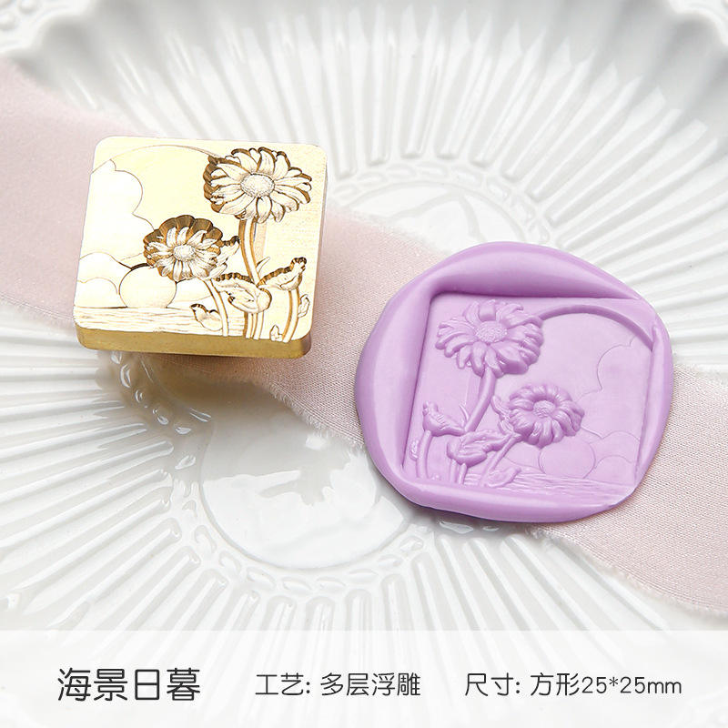 Coucher de soleil sur la mer