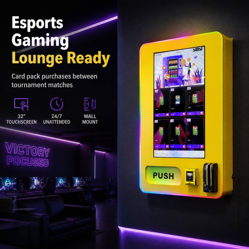 Smart Idol Photocard Vending Machine Wall Mounted 32 Inch Touchscreen ...