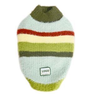 Pull pour chien en mélange de cachemire et de laine, chaud et luxueux, imprimé sur mesure, col roulé, écologique, vêtements d'hiver pour animaux de compagnie - Product Image 5