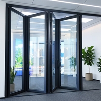 Puertas Corredizas de Vidrio para Balcón de Aluminio con Vista Amplia, Puerta Corrediza Insonorizada para Patio, Proyecto de Construcción, Venta al por Mayor