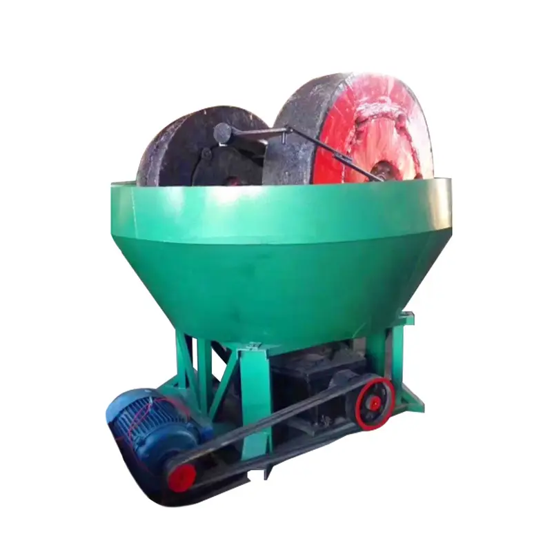 Wet Gold Pan Grinding Mill Machine With Long Using Time