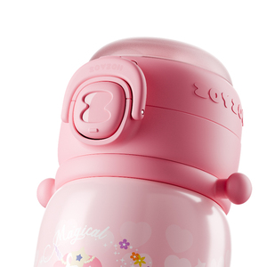 ZOYZOII Acier Inoxydable Isolé Sippy Cup Portable 450ml Grande Bouteille <span class=keywords><strong>De</strong></span> Paille D'eau avec Conception <span class=keywords><strong>De</strong></span> <span class=keywords><strong>Licorne</strong></span> pour Enfants Sublimation - Product Image 5