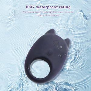 Toptan Titreşimli Ereksiyon Halkası Çiftler İçin Silikon Penis Halkası Silikon Oyuncaklı Erkekler İçin Penis Halkası Erkek Seks Oyuncağı - Product Image 4