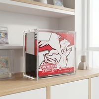 Boîtier de présentation magnétique en acrylique premium 5/8 mm avec filtre UV pour la protection de la collection de boîtes d'entraînement Elite (ETB) de jeux de cartes à collectionner (TCG)