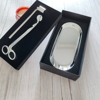 Ensemble d'accessoires pour bougies 3 en 1, coupe-mèche en métal, éteignoir, et outil pour tremper la mèche, coffret cadeau pour bougies d'aromathérapie