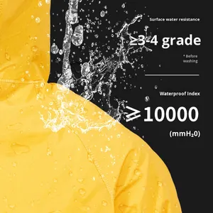 Impermeable Transpirable de PVC, Moderno y Plegable, para Hombre, para Senderismo y Lluvia, de 0.28mm de Grosor, para Motocicleta y Bicicleta - Product Image 2