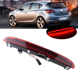 3ème feu stop à LED pour Opel Vauxhall <span class=keywords><strong>Astra</strong></span> <span class=keywords><strong>J</strong></span> P10 3ème feu stop arrière rouge noir lentille haute monture feu stop - Product Image 1