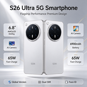 Smartphones S26 ultra 5G populares, pantalla curva, 24GB+512G Deca Core, desbloqueo facial y por huella dactilar. - Product Image 6