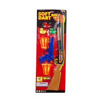 Ensemble de cowboy arme jouet pour garçons EVA pistolet à balles souples Blaster pistolet jouet fléchettes en mousse souple Mini ensemble d'armes