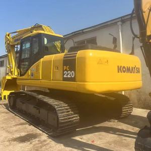 Excavadora usada de bajo precio VENTA CALIENTE Buen precio KOMATSU Excavadoras sobre orugas usadas en el PC200-7 KomatsuPC120 en Shanghai China - Product Image 1