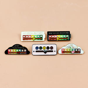 Broche arc-en-ciel tendance, broche <span class=keywords><strong>de</strong></span> conversion d'humeur, alliage <span class=keywords><strong>de</strong></span> zinc peint, accessoires créatifs pour vêtements d'étudiant, sac à dos - Product Image 3