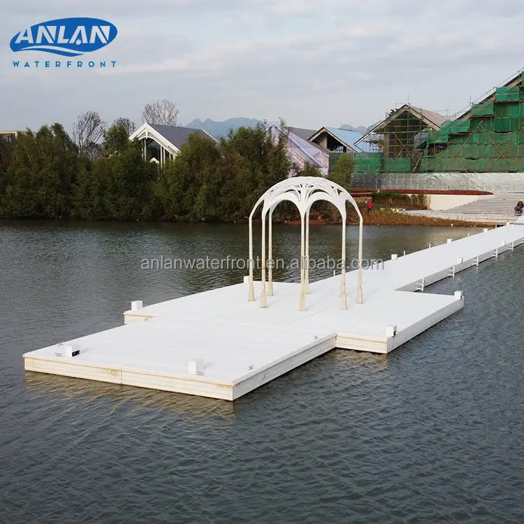 Aluminum Alloy Lake Sea River Floating Pontoon Bridge For Hot Sale