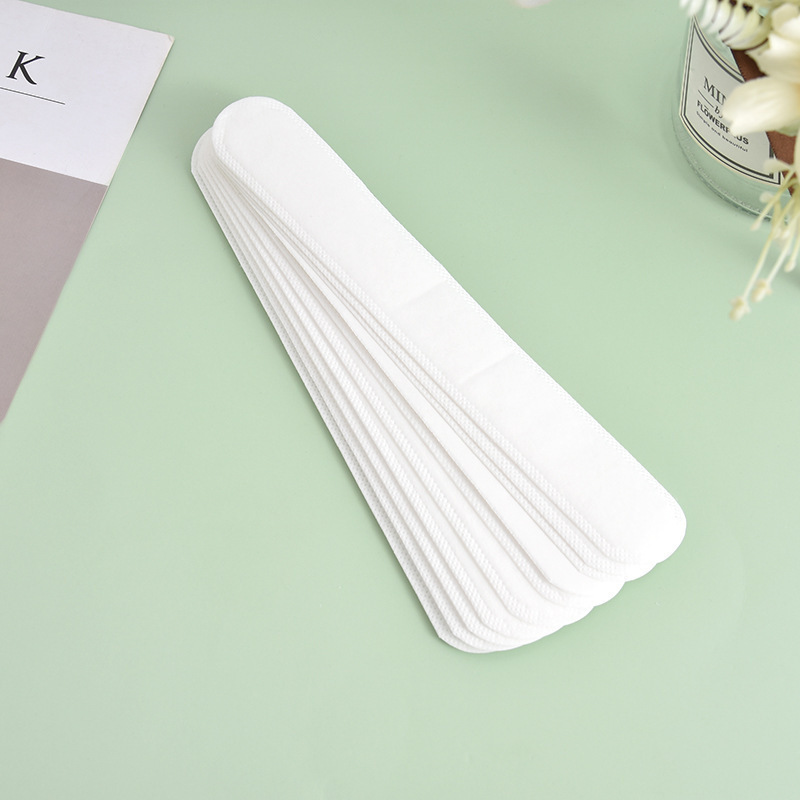 White hat brim patches [10 pieces]