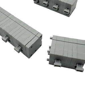 Bloques de terminales <span class=keywords><strong>Crey</strong></span>, paso de 12,5mm, 4 pines, enchufe sin soldadura Chapado en 7 pines, bloque de terminales gris para placa PCB - Product Image 5