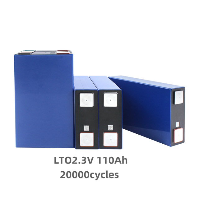 2025 Brand New 20000+ Life Cycle LTO 2.3V 110ah Rechargeable Prismatic Lithium Titanate Battery for for Powerwall Grid
