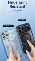 Coque de téléphone magnétique transparente à paillettes pour iPhone 18 Pro Max, coque arrière de luxe antichoc pour iPhone 18 17 Pro