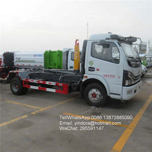 <span class=keywords><strong>Camion</strong></span> à ordures Dongfeng 6x4 10 roues <span class=keywords><strong>20m3</strong></span> 18m3 16m3 Bras hydraulique détachable Crochet de levage de conteneur 18 tonnes - Product Image 4