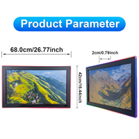 Monitor de Juegos de Habilidad Vertical de 27 Pulgadas con Pantalla Táctil LED Infrarroja Capacitiva, Relación de Aspecto 4:3 e Interfaz USB