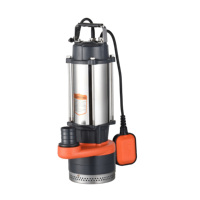 Pompe à eau submersible multi-étages haute pression, haut débit, haute hauteur de refoulement, interrupteur à flotteur en acier inoxydable, fil 100% cuivre, OEM