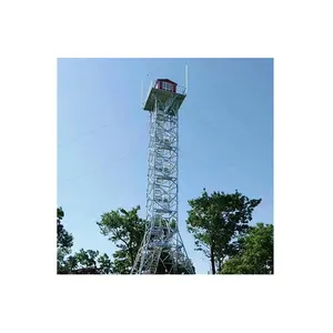 Torre di osservazione della torre di guardia d'acciaio del reticolo dell'angolo di addestramento della stazione dei pompieri di prezzi economici all'ingrosso