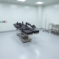 Hôpital en acier inoxydable orthopédique, ophtalmique, Table d'opération manuelle hydraulique électrique complète gynécologique