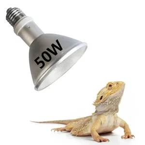 Par30 50WUVスポットライト隠しライト爬虫類メタルハライド電球フルスペクトルサンUVフラッドライトランプ