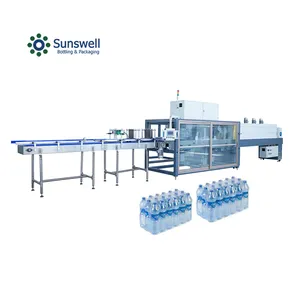 Factory Price Mineral Water Bottle Shrink Wrap Wrapping Stretch Film Packaging Machine Soft Drink Sealing Shrink Wrap Machine