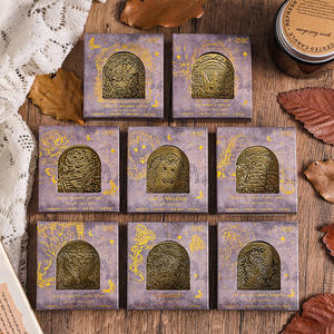 1 pièce/lot – Clip métallique long style Star et Mori Night – Clip rétro européen pour carnet, billets et papeterie - Product Image 2