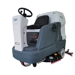 Los grandes fregadores de piso de conducción se utilizan en aeropuertos, estaciones, centros comerciales y estacionamientos Fregador eléctrico de doble disco - Product Image 6