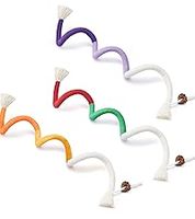 Cordes à mâcher en catnip naturel durables, lot de 3, jouets interactifs rechargeables pour tous les chats