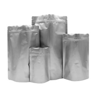 Sacs de conservation réutilisables en Mylar, pochettes verticales en aluminium Mylar avec étiquettes autocollantes pour aliments