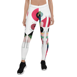 Leggings Sportivi Senza Cuciture per Palestra e Yoga - Vita Elastica, Tessuto Elasticizzato in Spandex, Abbigliamento Sportivo Casual con Motivi - Product Image 2