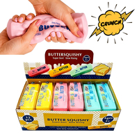 Jouet anti-stress TPR Crunchy Butter avec son ASMR satisfaisant, en forme de dessin animé, pour adultes, en provenance des États-Unis