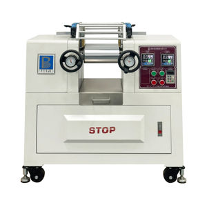 BAO PIN BP-8175-T 迷你二辊压延机，适用于大学实验室测试设备，1年保修，适用于塑料和橡胶应用 - Product Image 1