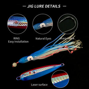 Pêche en eau salée coulant en haute mer appâts artificiels lumineux pêche lente pêche en métal gabarit leurres rivage jigging <span class=keywords><strong>leurre</strong></span> <span class=keywords><strong>de</strong></span> pêche - Product Image 6